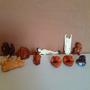 Chinese Boxwood Figurines